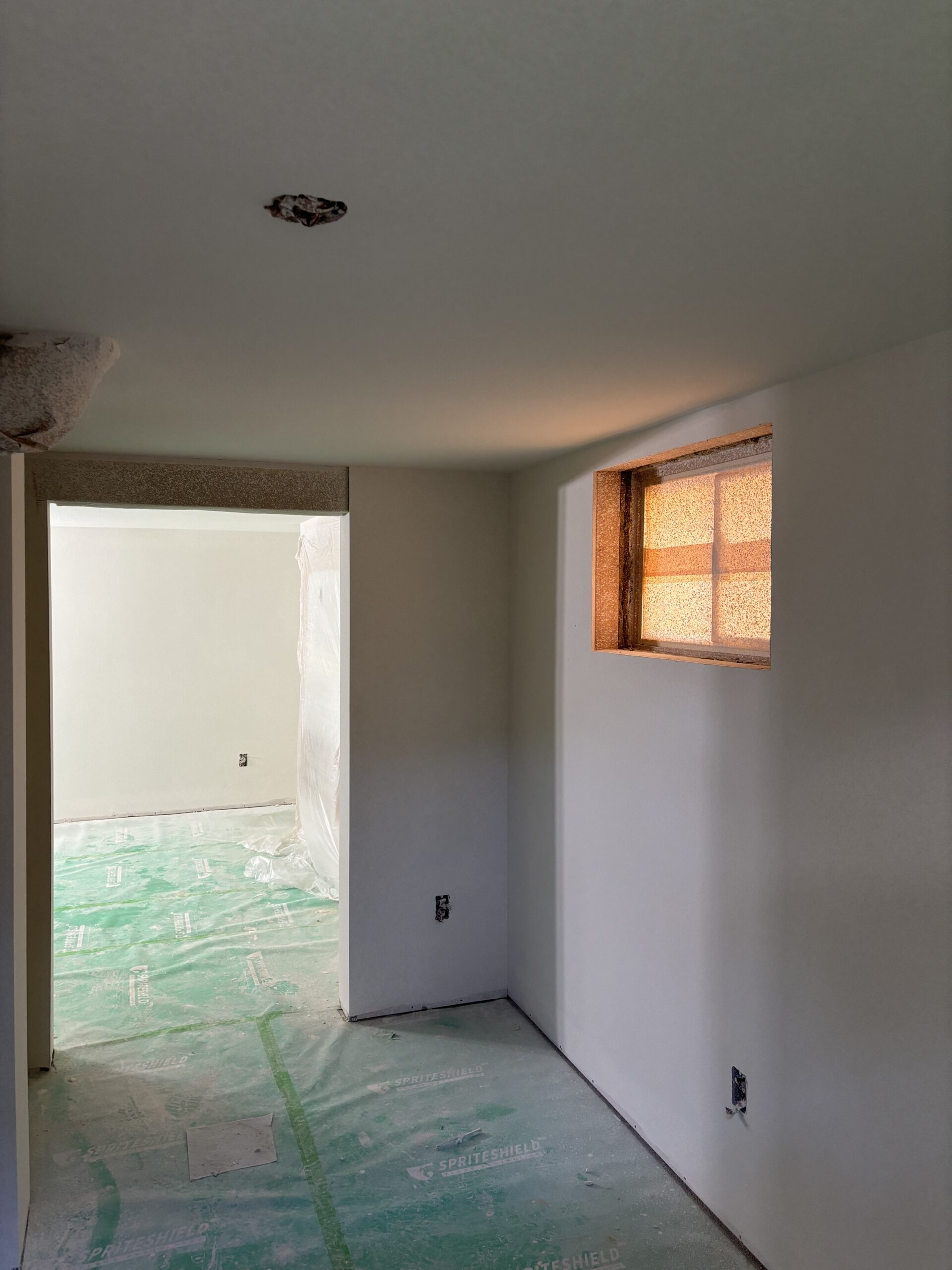 Basement Remodel Drywall