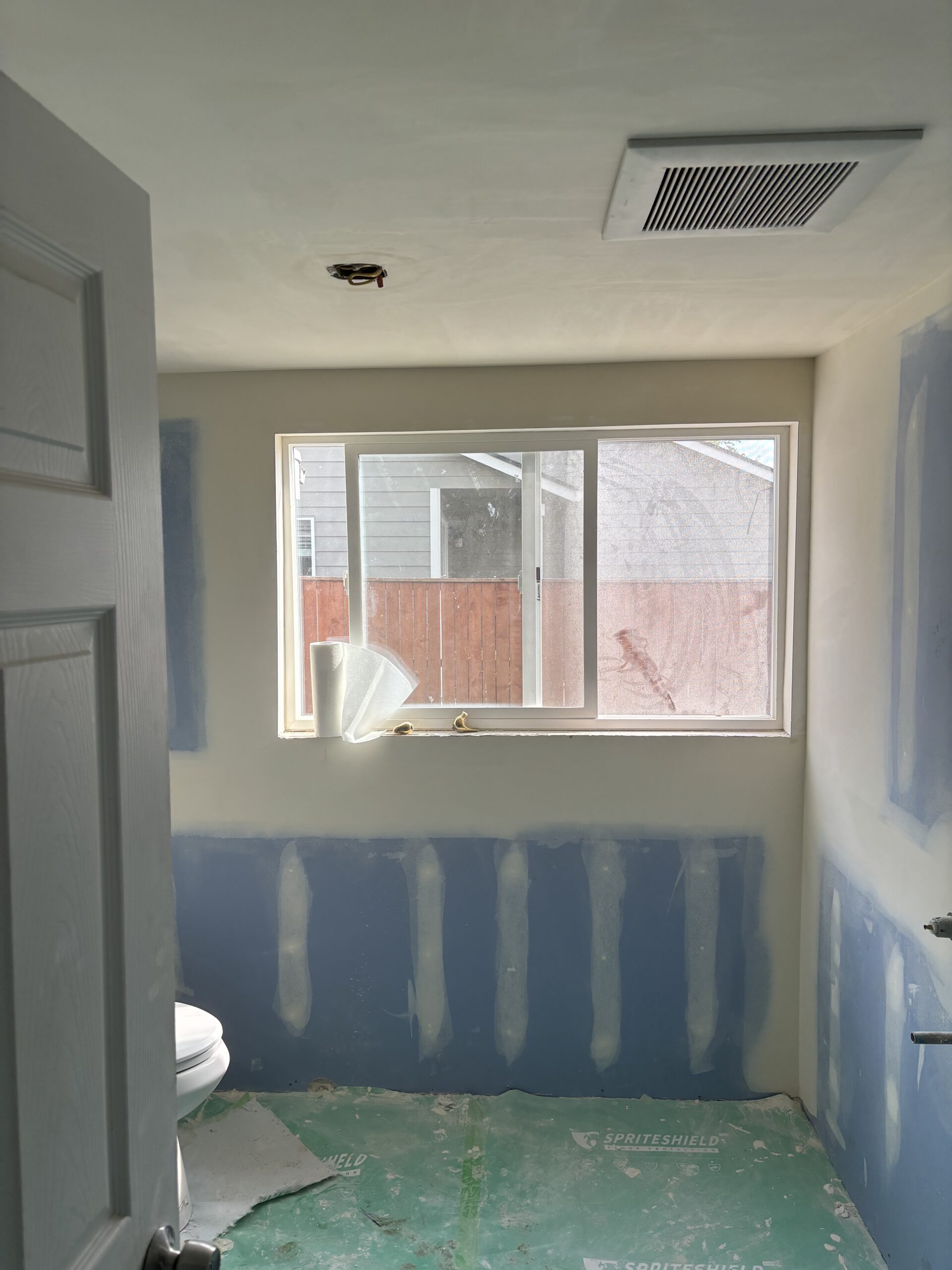 Bathroom Remodel Drywall