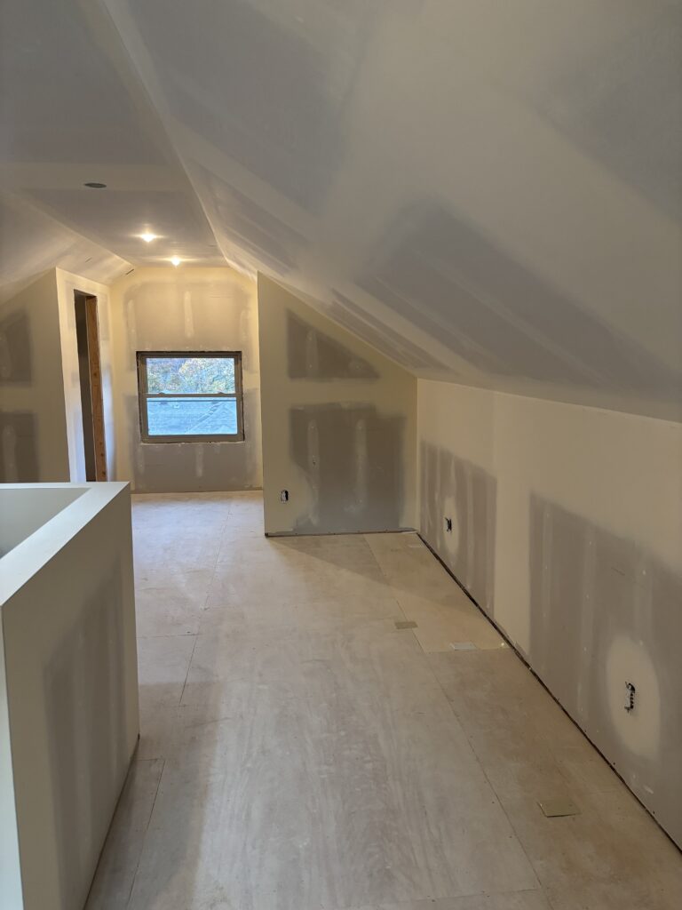 Attic Conversion Drywall