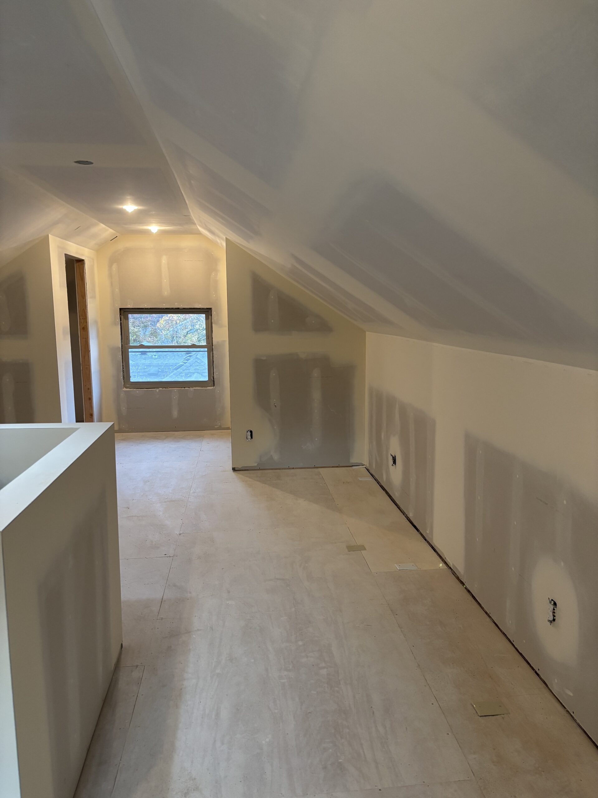 Attic Conversion Drywall