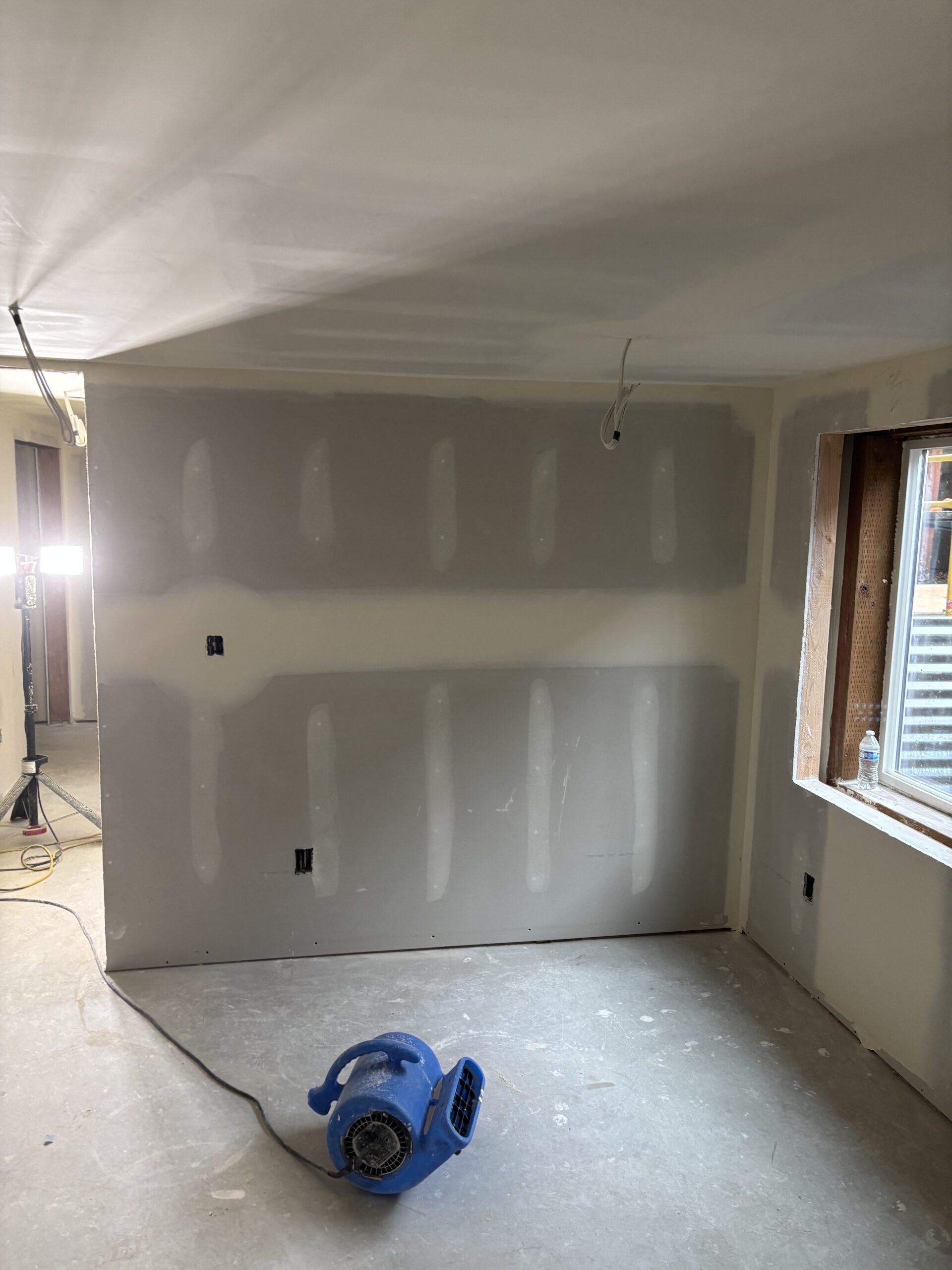 Basement Remodel after Waterpoofing